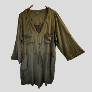 Torrid Women’s Romper Green Size 2X